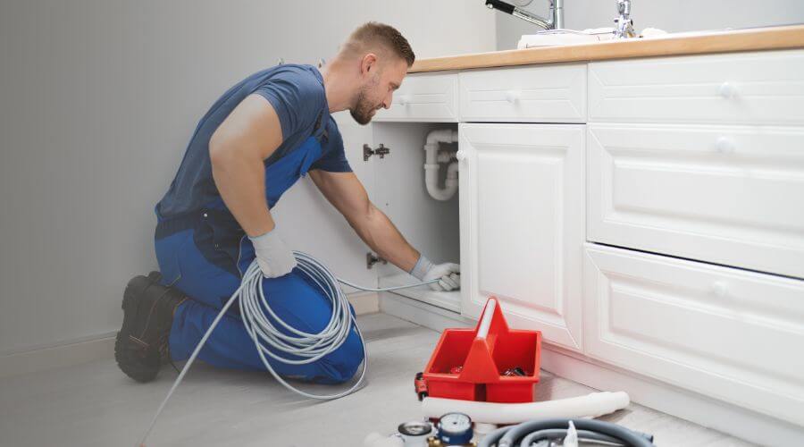 Local sewer line repair in Hye, TX